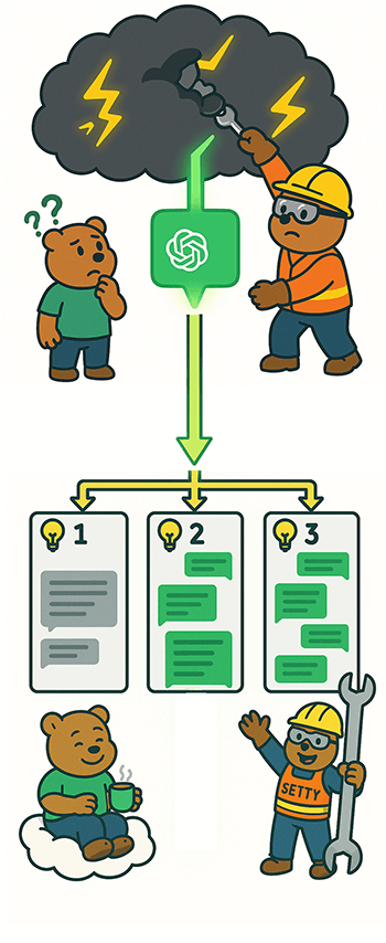 Threads (branches) for your chats in ChatGPT